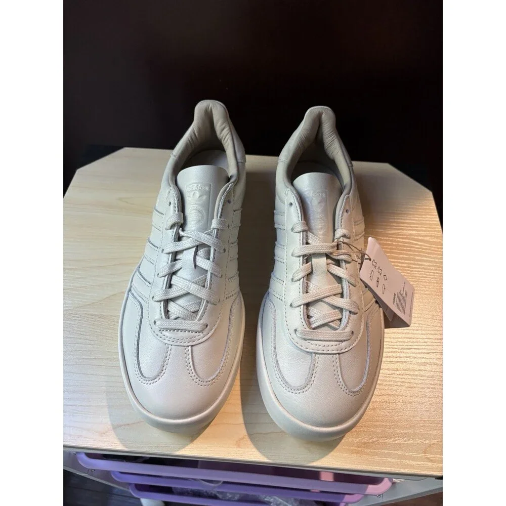 New Adidas Gazelle Indoor Lux Alumina JI3508 Beige Unisex Men 7 Women 8